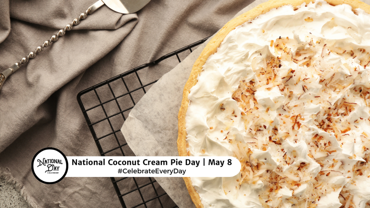 National Coconut Cream Pie Day May National Day Calendar