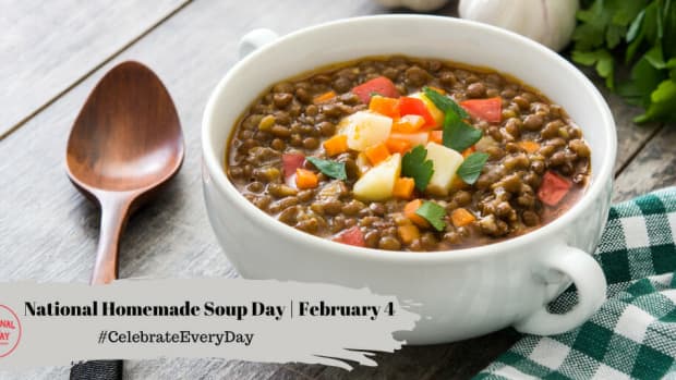 February National Day Calendar   National Homemade Soup Day  February 4 