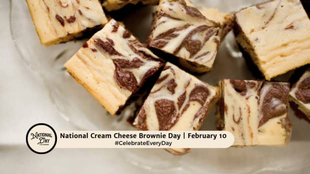 NATIONAL CREAM CHEESE BROWNIE DAY - February 10 