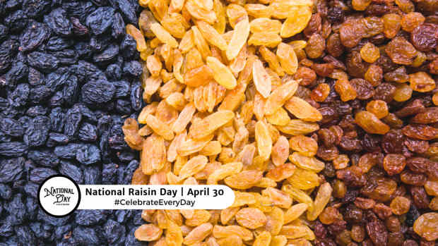 NATIONAL RAISIN DAY  April 30