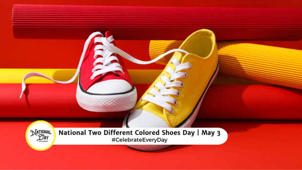NATIONAL TWO DIFFERENT COLORED SHOES DAY  May 3