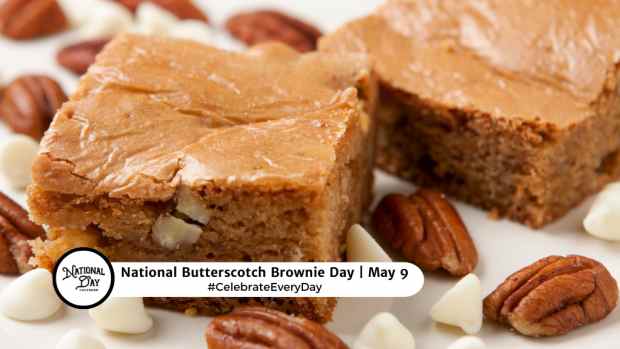 NATIONAL BUTTERSCOTCH BROWNIE DAY  May 9