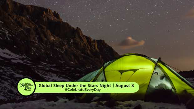 GLOBAL SLEEP UNDER THE STARS NIGHT | August 8