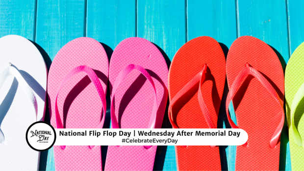 NATIONAL FLIP FLOP DAY  Wednesday After Memorial Day