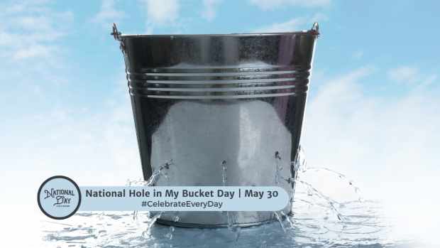NATIONAL HOLE IN MY BUCKET DAY   May 30