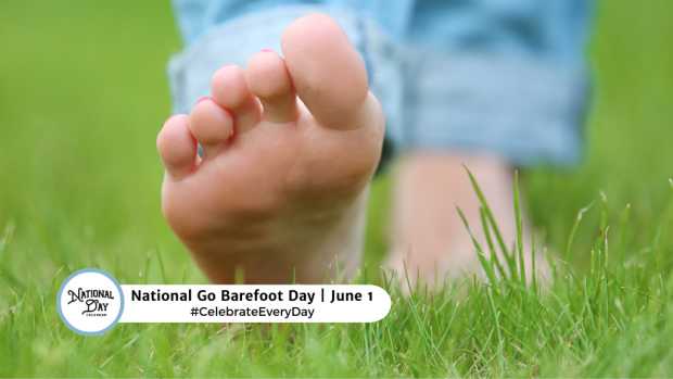 NATIONAL GO BAREFOOT DAY   June 1