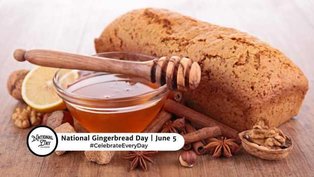 NATIONAL GINGERBREAD DAY   June 5