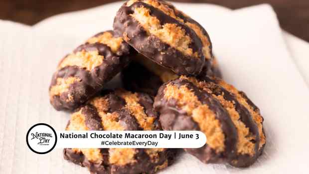 NATIONAL CHOCOLATE MACAROON DAY  June 3