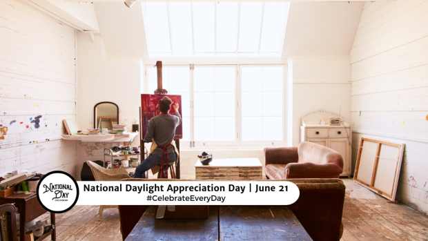 NATIONAL DAYLIGHT APPRECIATION DAY  June 2