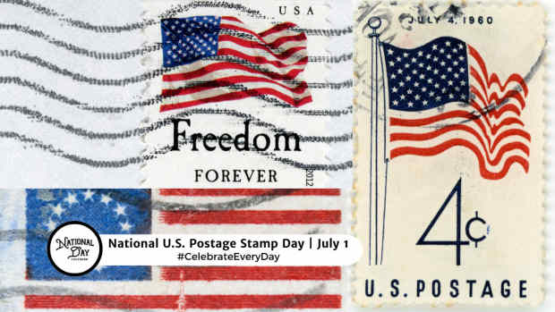 NATIONAL US POSTAGE STAMP DAY  July 1