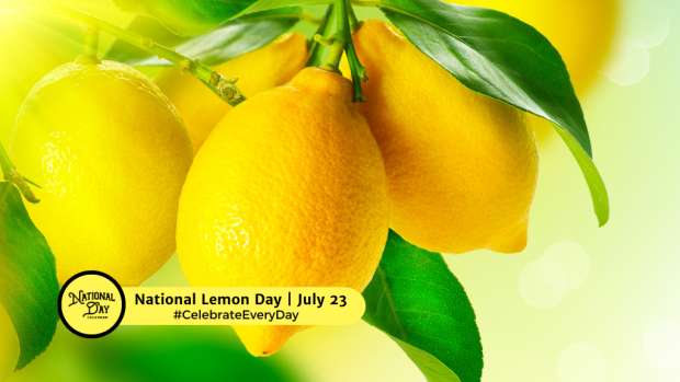 NATIONAL LEMON DAY | July 23