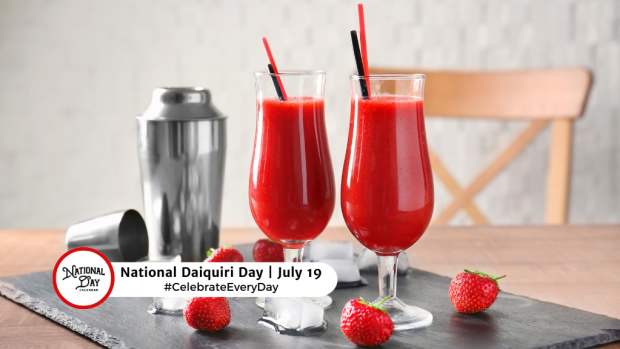 NATIONAL DAIQUIRI DAY  July 19