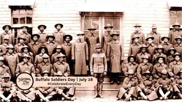 BUFFALO SOLDIERS DAY  July 28