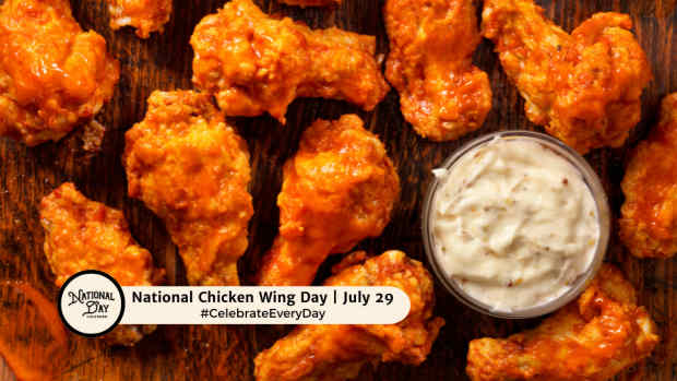 NATIONAL CHICKEN WING DAY  July 29