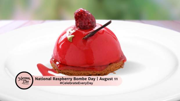 NATIONAL RASPBERRY BOMBE DAY  August 11