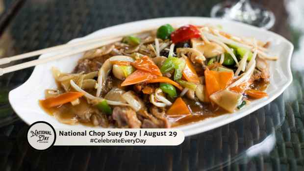 NATIONAL CHOP SUEY DAY  August 29