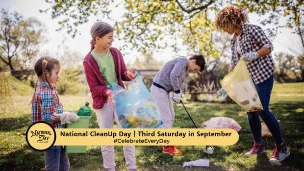 NATIONAL CLEANUP DAY | Third Saturday in September