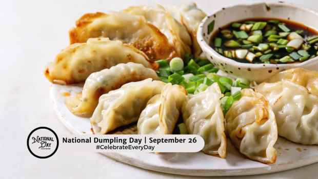 NATIONAL DUMPLING DAY | September 26