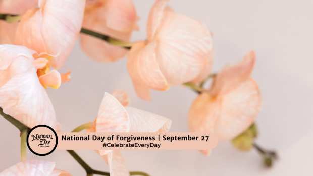 NATIONAL DAY OF FORGIVENESS | September 27