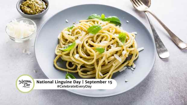 NATIONAL LINGUINE DAY  September 15