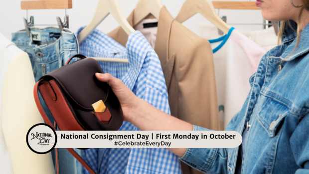 NATIONAL CONSIGNMENT DAY | First Monday in October