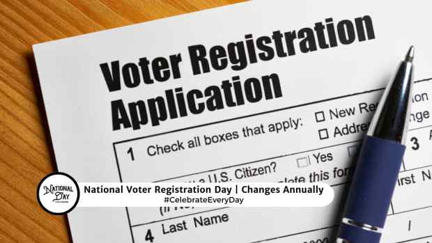 NATIONAL VOTER REGISTRATION  Changes Annually