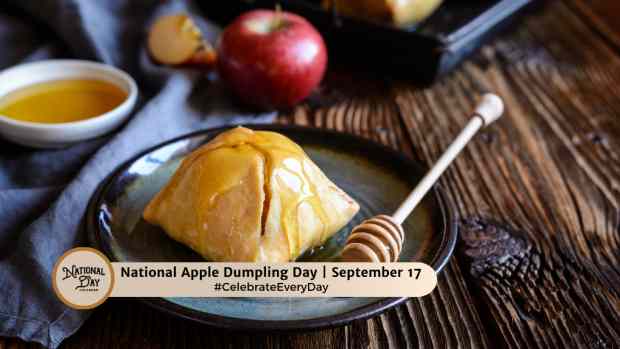 NATIONAL APPLE DUMPLING DAY  September 17