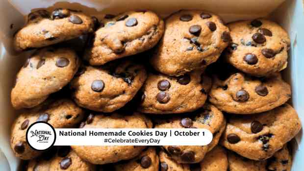 NATIONAL HOMEMADE COOKIES DAY  October 1