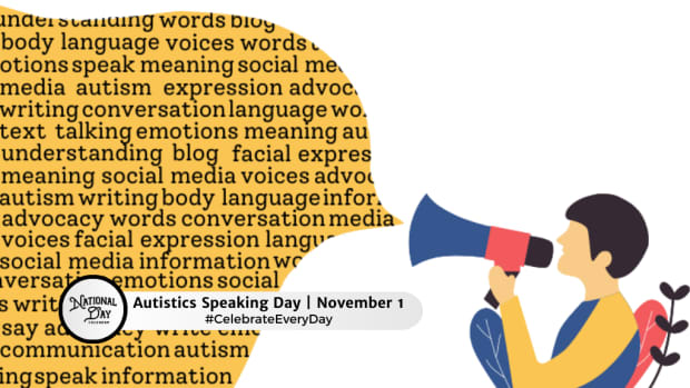 AUTISTICS SPEAKING DAY | November 1