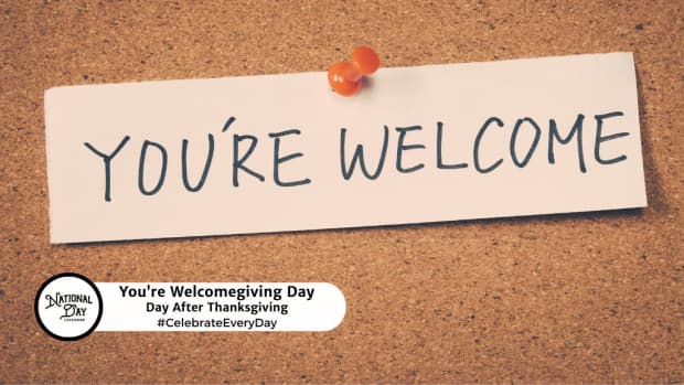 You're Welcomegiving Day