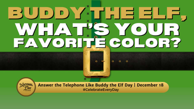 Answer The Phone Like Buddy The Elf Day