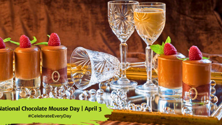 National Chocolate Mousse Day April 3 National Day Calendar