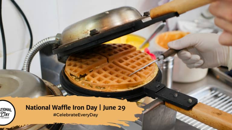 NATIONAL WAFFLE IRON DAY - June 29 - National Day Calendar