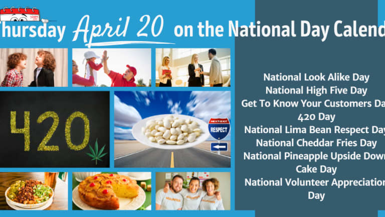 NATIONAL HIGH FIVE DAY  April 18, 2024 - National Day Calendar