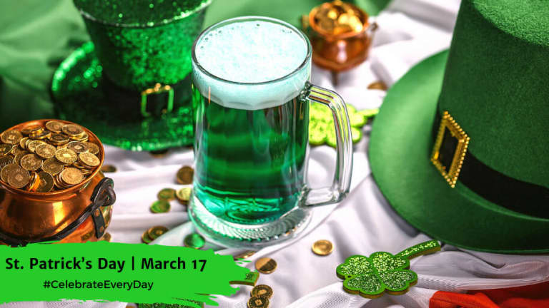 ST. PATRICK'S DAY - March 17th - National Day Calendar