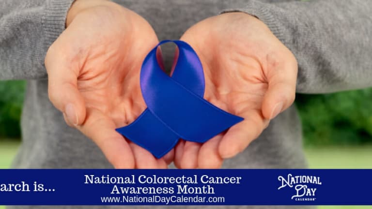 NATIONAL COLORECTAL CANCER AWARENESS MONTH - March - National Day Calendar