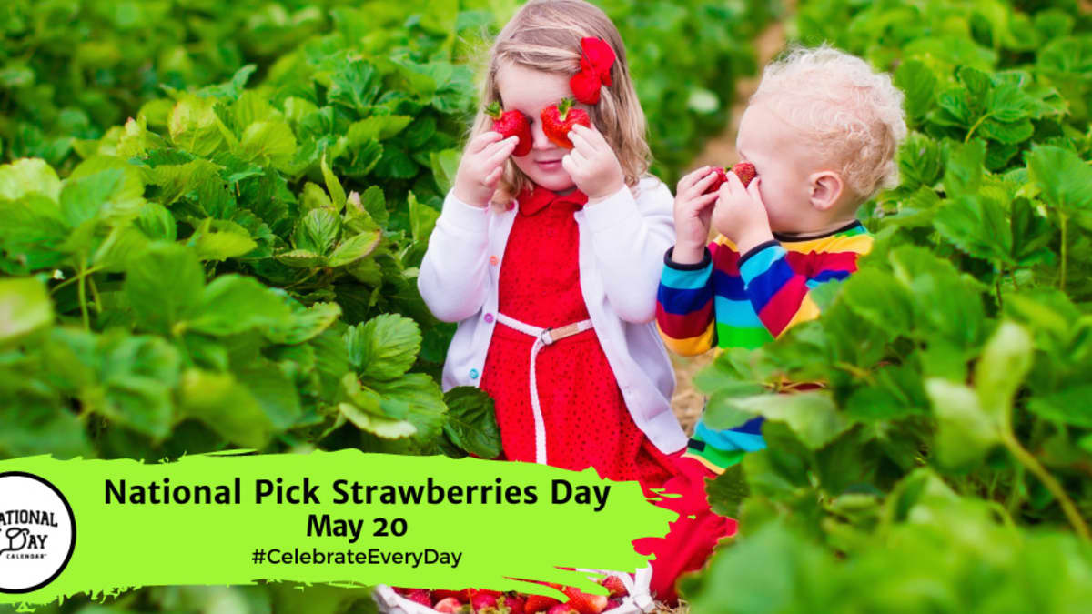 NATIONAL PICK STRAWBERRIES DAY  May 20 - National Day Calendar