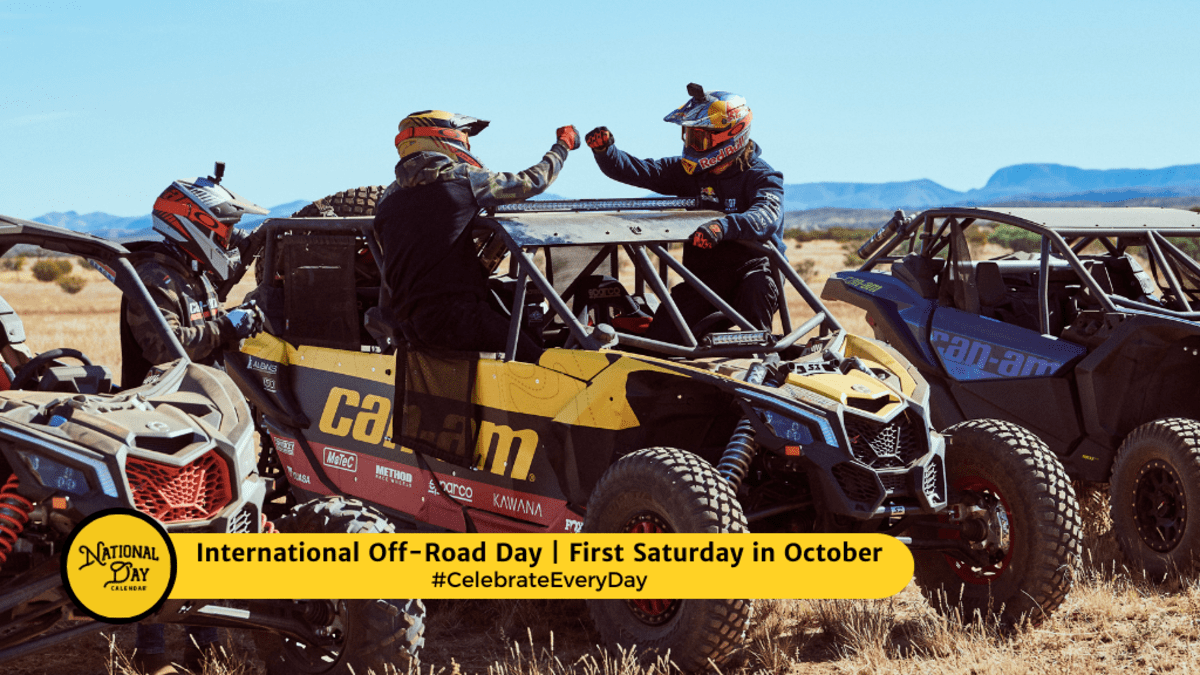 International Off-Road Day, October 8, by Can-Am