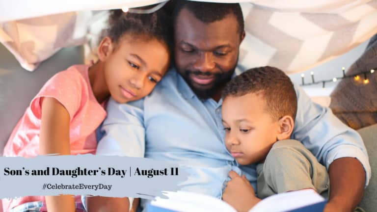 NATIONAL SON'S AND DAUGHTER'S DAY - August 11 - National Day Calendar