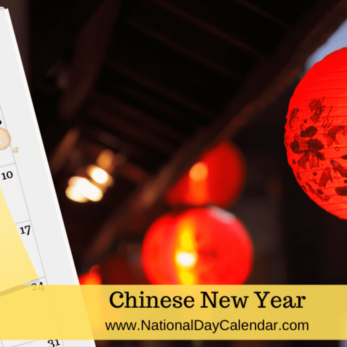 Chinese / Lunar New Year 2024 - Awareness Days Events Calendar 2024
