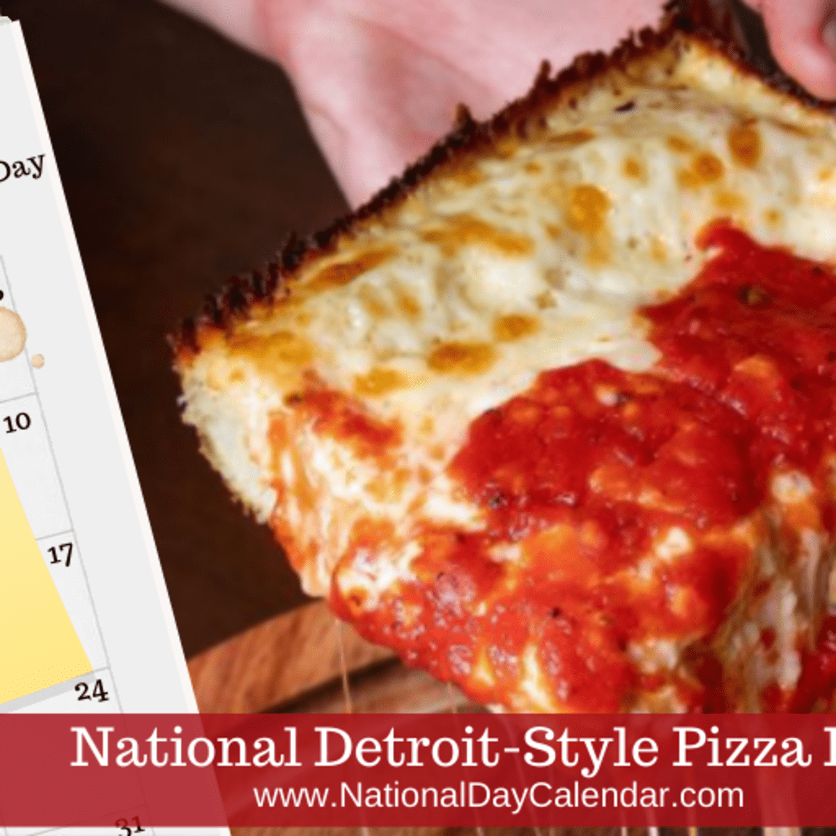 MEDIA ALERT | NEW DAY PROCLAMATION |NATIONAL DETROIT STYLE PIZZA DAY - June  23 - National Day Calendar