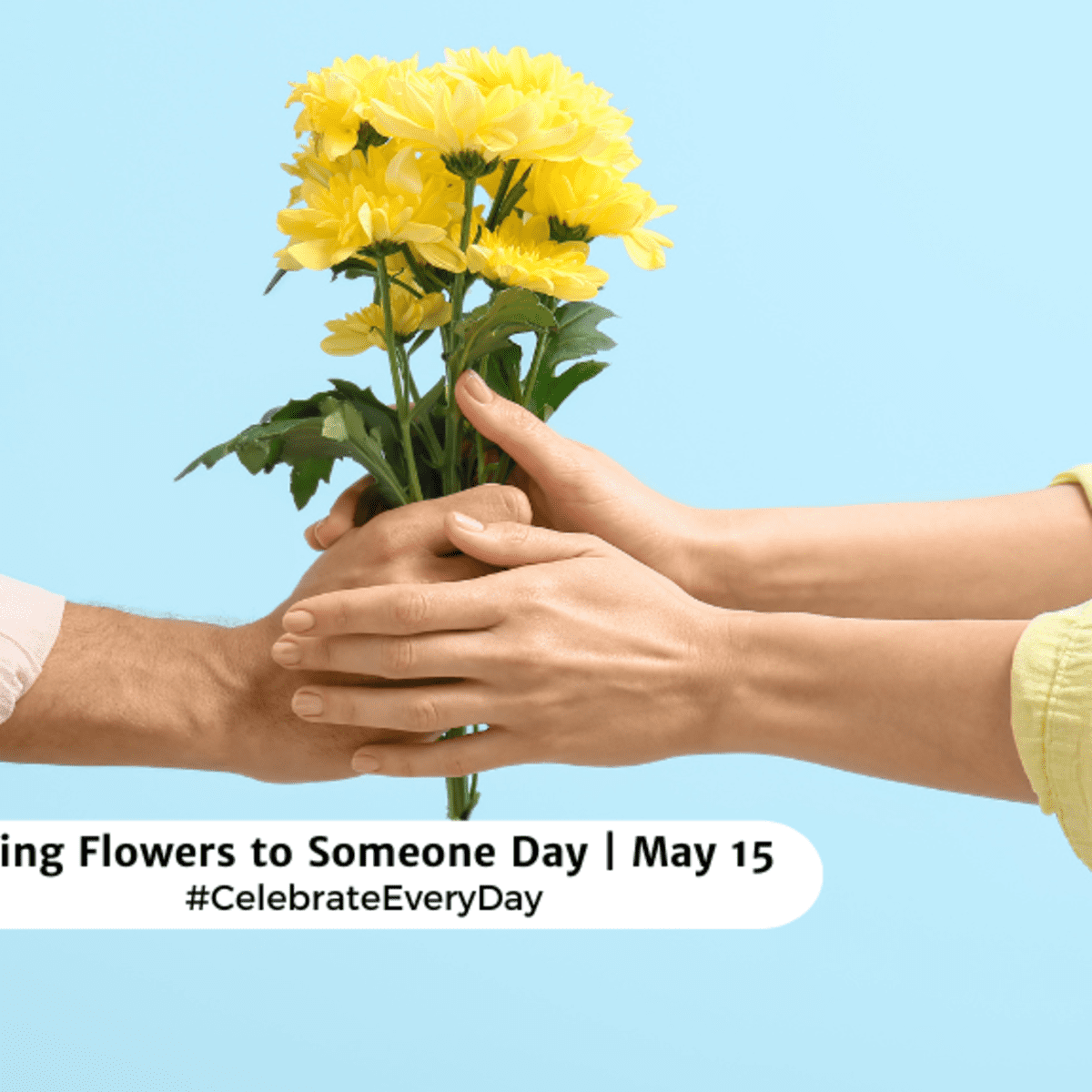 BRING FLOWERS TO SOMEONE DAY | May 15 - National Day Calendar