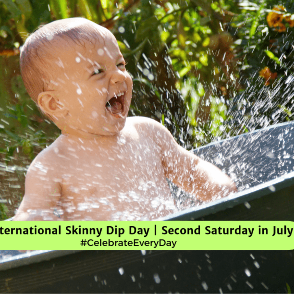 INTERNATIONAL SKINNY DIP DAY | July 13 - National Day Calendar