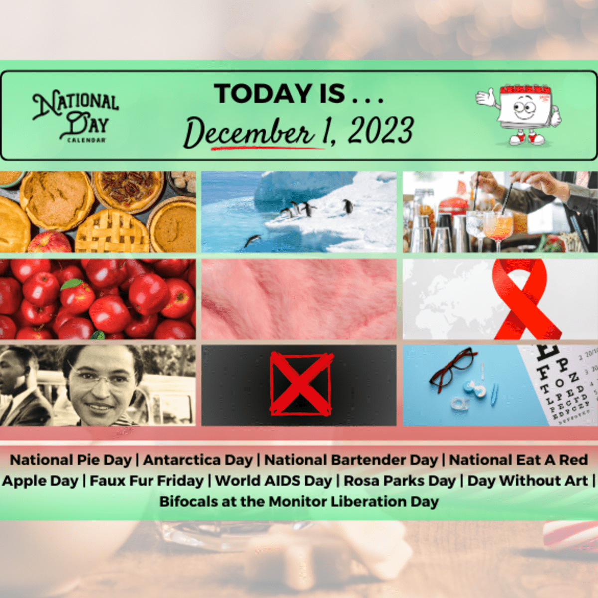National Eat A Red Apple Day (December 1st)