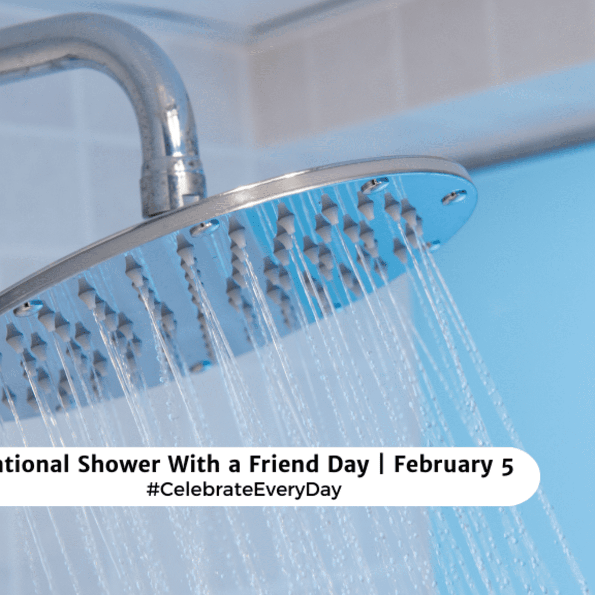 NATIONAL SHOWER WITH A FRIEND DAY - February 5 - National Day Calendar