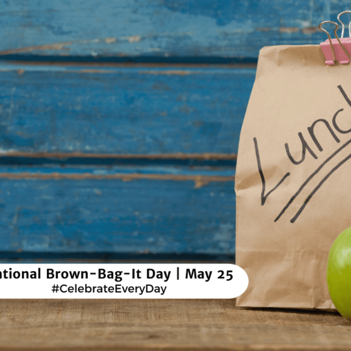 NATIONAL BROWN BAG IT DAY May 25 National Day Calendar