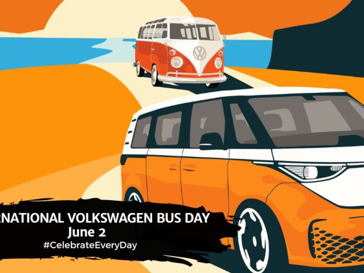 Volkswagen Type 2 Car Van Hippie, Cartoon Bus, cartoon Character