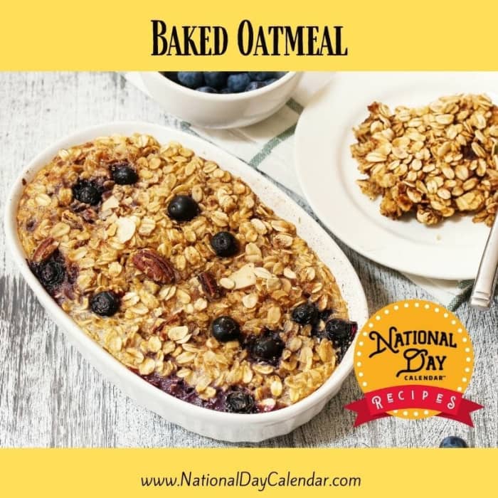 Baked Oatmeal National Day Calendar