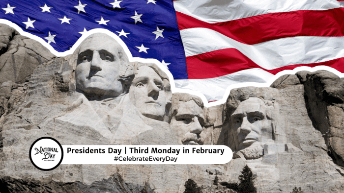 FEBRUARY 19, 2024 PRESIDENTS DAY NATIONAL LASH DAY NATIONAL VET
