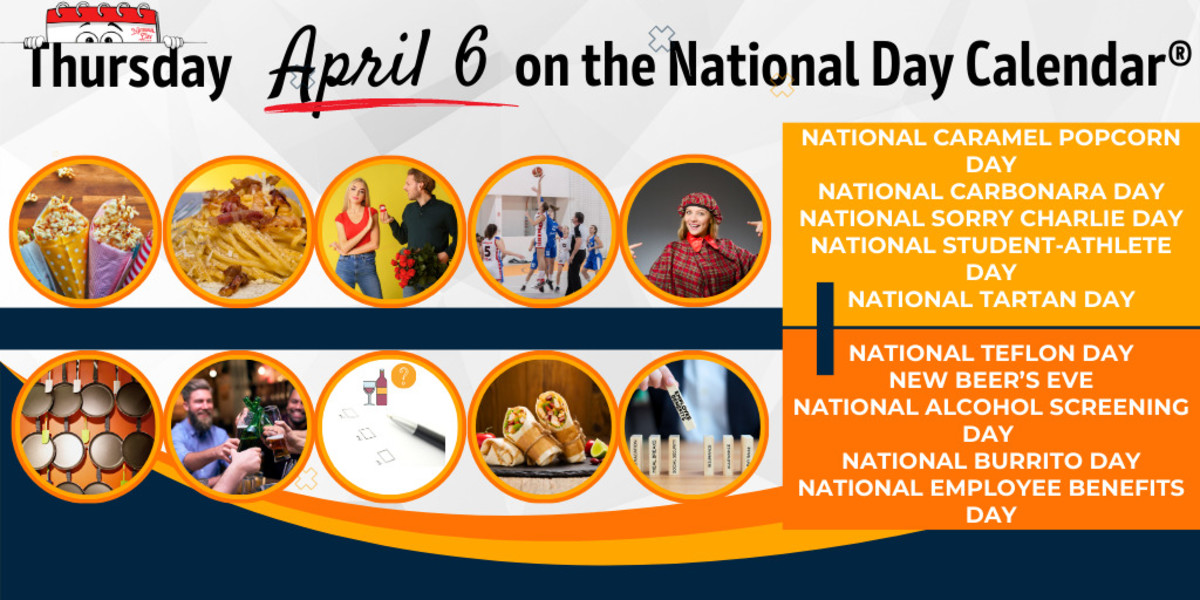 NATIONAL SORRY CHARLIE DAY - April 6 - National Day Calendar